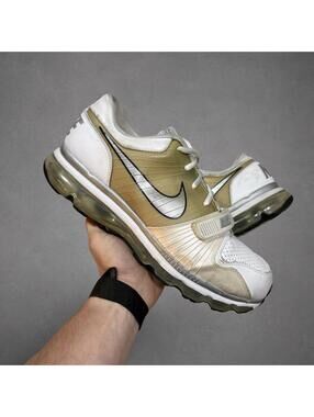 Nike Air Trainer 1 White Gold Men’s Size 12 Cross Training Shoes